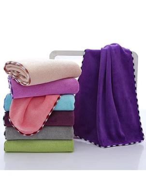 China Custom Size Face Hand Towel Candy Color Microfiber Dry Towel en venta