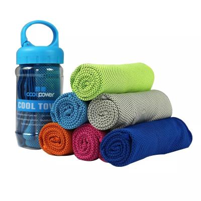 China Super Soft Breathable Chilly Sport Sweat Instant Workout Cooling Towel for sale