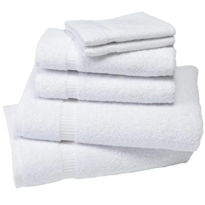 China Plain Dyed Cotton Luxury Bath Towel Set Eco Friendly Soft Comfortable Te koop