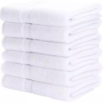 China Super Absorbent Cotton Bath Towel Commercial Hotel Face Towel Set en venta