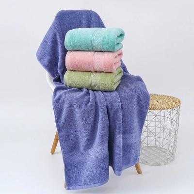 China Quick Dry Premium Cotton Luxury Towel Set Customize Logo  Hotel Bath Towel Set for sale