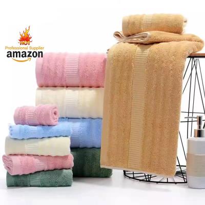 China 100% Cotton Three Piece Hand Face Luxury Bath Towel Sets for sale