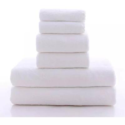 China Hotel Face Hand Cotton Bath Towel Sets 100 Cotton 200-400gsm en venta