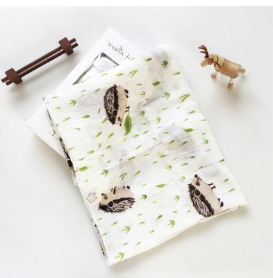 中国 Infant Bamboo Newborn Swaddle Blanket Quick Dry Reusable Washable 販売のため