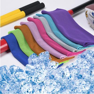 China Quick Dry Sport Sweat Towel Plain Dyed Pattern Sports Microfiber Cool Towel for sale