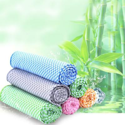 China 40% Bamboo 60% Nylon Sport Sweat Towel Multipurpose Quick Dry for sale