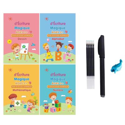 China Promotion Handwriting Book Writing Book for Children 0-3 Years Drawing Practice Math Practice French Language Practice Writing for sale