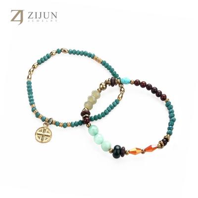 China Europe Natural Beads Bracelet Turquoise Beads Handmade Jewelry for sale