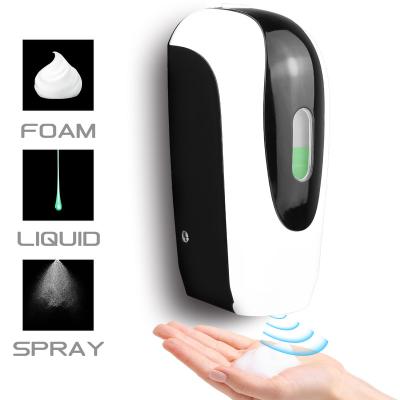 China Foam Soap Dispenser 800ml Plastic Hand Electric Touchless Loaded Foam Soap Wall Mounted Automatic Dispenser for sale