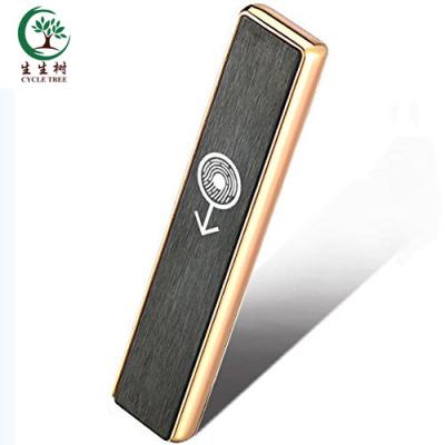 China Electronic Cigarette Lighter With Key Chain Mini Windproof Heating Coil Rechargeable USB Electric Cigarette Lighter Portable For Smoking China Manufacturer Wholesale for sale