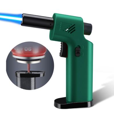 China BBQ Viable Fire Success Amazon Butane Gas Torch Lighters Jet Flame Spray Gun Igniter Charcoal Flamethrower for sale