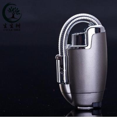 China Wholesale Durable China Jet Mini Novelty Heating Culinary Butane Gas Lighter Micro Flame Torch Lighter With Long Flexible Rob for sale