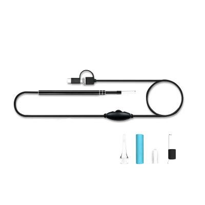 China Multifunctional Earpick Ear Cuff Endoscope HD Visual Ear Wax Cleaning Spoon with Mini Camera Health Care Cleaning Tool for sale