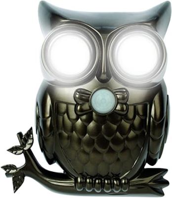 China 2021 Hot Selling Decorative ABS LED Motion Sensor Hooping Owl Light for sale