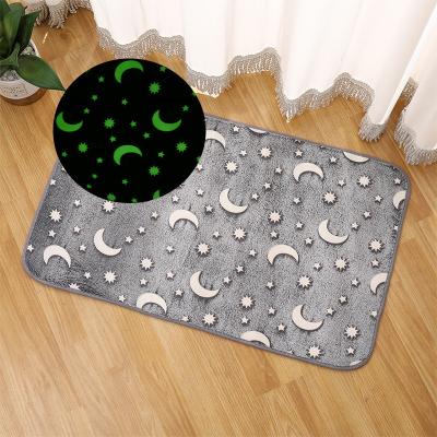 China Washable Washable Glow in the Dark Blanket, Bathroom, Home, Bedroom, Non-Slip PVC Flannel Blanket Blanket for sale