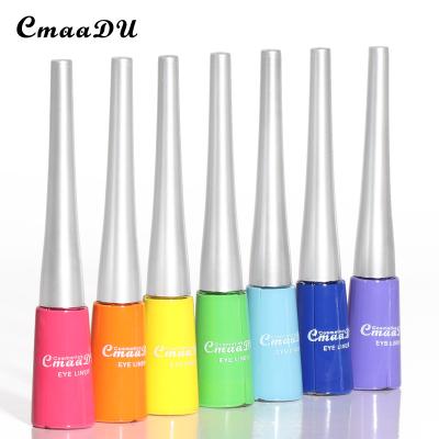 China Wholesale Waterproof Liquid Makeup Eye Liner Waterproof Matte 17 Color Neon Colorful Eye Liner for sale