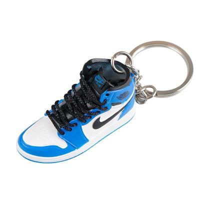 China 1st generation aj1 unisex single basketball shoe bag with keychain hanging key chain supply for sale