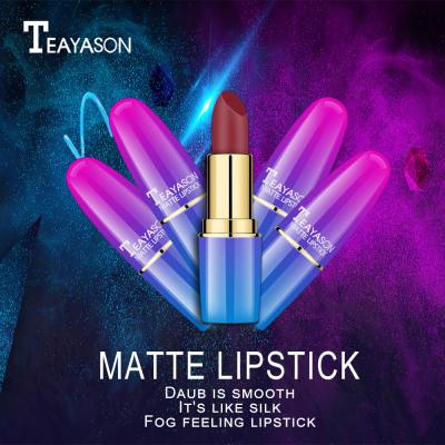 China Small Moq Bullet Lipstick 12 Colors Waterproof Gradient Tube Long Lasting Matte Lipstick Velvet Lipstick for sale