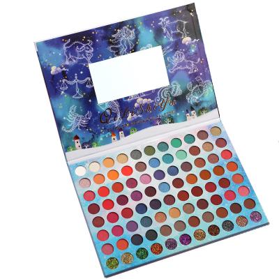 China European and American 88-color constellation waterproof border palette eyeshadow large pan makeup pearl matte sequin for sale