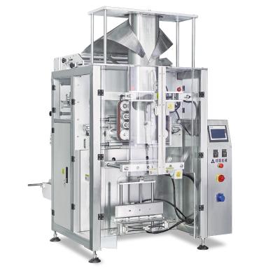 China Servo High Speed ​​150 Min Automatic Vertical Bags / Grains Snack Nuts Puffed Food Packaging Machine for sale