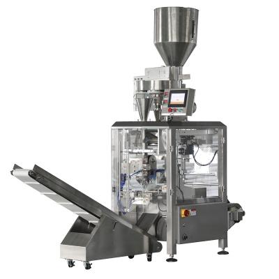 China Automatic Granular Food Xylitol Sugar Spices Beans Salt Packing Machine 100bag/min VFFS With Three-servo for sale