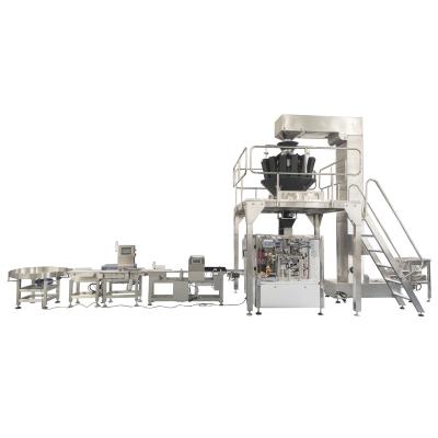 China Factory Price Automatic Food Gusset Bag Pouch Doypack Pet Food Pistachio Coffee Filling Ziplock Packing Machine for sale