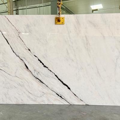 China Best Price 18mm 20mm Twill Slab Natural White Marble Collection Statuary White Marble Slab Mateiral Marble Slabs for sale