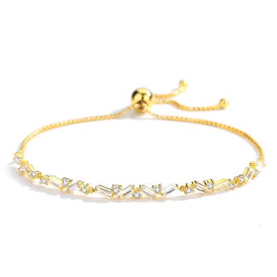 China Fashionable OEM Adjustable Custom Bracelet Bangle Women Silver Bracelets for sale