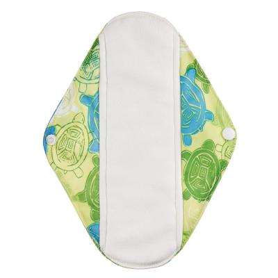 China OEM Comfort Women Sanitary Pads Breathable Reusable Washable Soft Bamboo Cloth OEM Menstrual Pads for sale