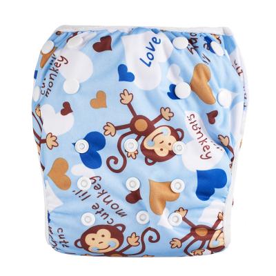 China Wholesale Training Pants Washable Baby Diaper Cloth Baby Aio Printed Top Selling Waterproof Diaper for sale