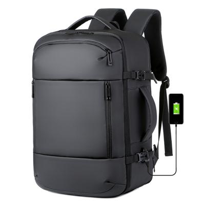 China With High Quality Waterproof Travel Backpack USB Business Laptop Backpack Waterproof Bag For Men for sale