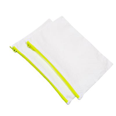 China Wholesale eco reusable natural washable white tyvek fashion color large capacity cosmetic bag for sale