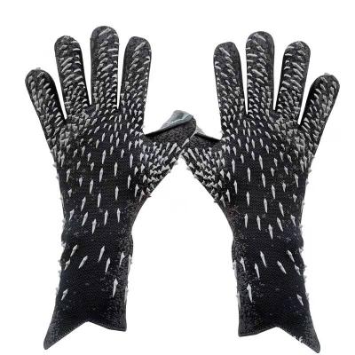 China 2022 Anti-Slip Custom Design Football Get Best Goalkeeper Gloves Latex Football Gloves Adult Outdoor for sale