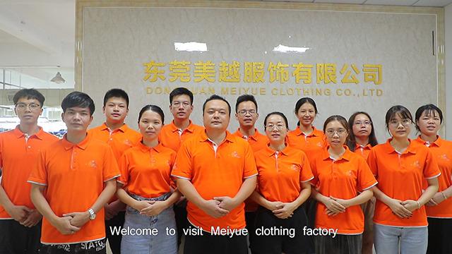 Verified China supplier - Dongguan Meiyue Garment Co., Ltd.