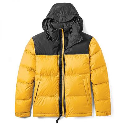 China High Quality Men's Fashion Breathable Nylon Patchwork Bomber Lightweight Stripper Down Jacket for sale