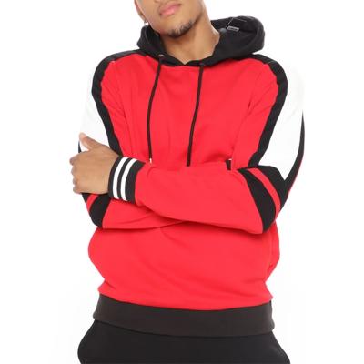 China Plus Size OEM Custom %100 Cotton Men's Hooded Tracksuit is the trendiest men's tracksuit right now for sale