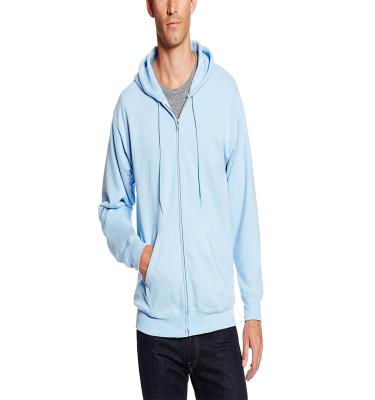 China OEM Design Cotton Fashion Mens Sweatshirt Breathable Solid Color 100% Zipper Up Mens Hoodies for sale