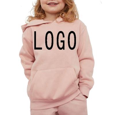 China Antibacterial fashion unisex drop hoodies sets long sleeve high quality kids winter warm suits kids apparel set for families for sale