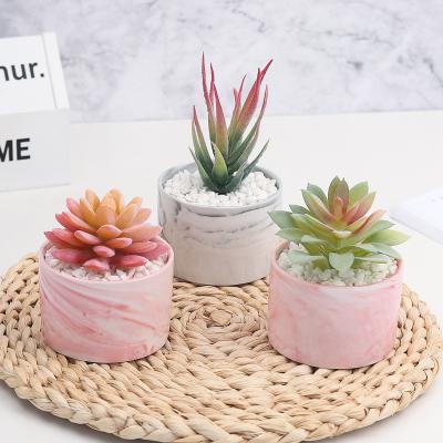 China High Quality Mini Desktop Decoration Office Fake Plants Home Decor Plant Hanger Design Style Artificial Plastic Contemporary for sale