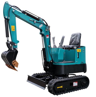 China Free Shipping Hot Selling Construction Mini Excavator 1.0 Ton Micro Crawler Digger Excavator For Sale for sale