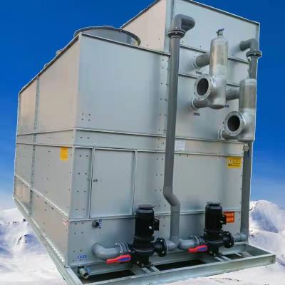 China New Design Water Chiller Square Water Cooling System Industrial Closed Cooling Tower Low Noise For Compressor for sale