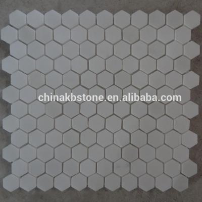 China Modern Polished White Marble Mosaic 1