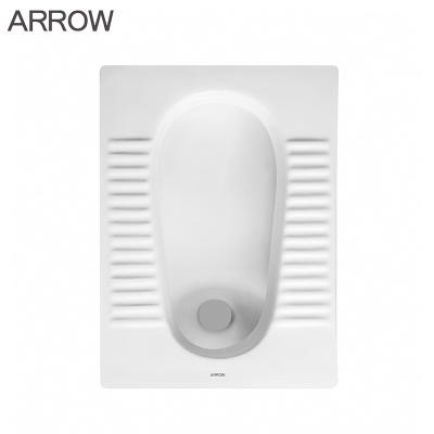 중국 ARROW Squat Toilet Pan Flush Without Trapway Squatting Pan Toilet WC Bathroom Sanitary Ware Manufactur 판매용