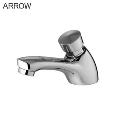 China ARROW Faucet Brass Chrome Hand Push Extension Basin Water Mixer Tap Washroom Toilet Faucets for sale