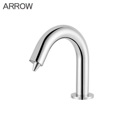 China ARROW Sensor Basin Mixer High Arc Brass Chrome Water Faucet Tap Toilet Washroom AC 100-240V for sale