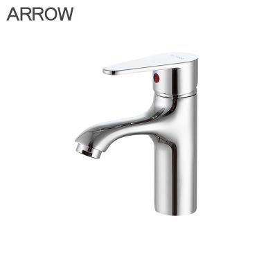 China ARROW Bathroom Faucet Brass Basin Mixer Tap Washroom Sanitary Ware Hotel Vanity Faucets for sale