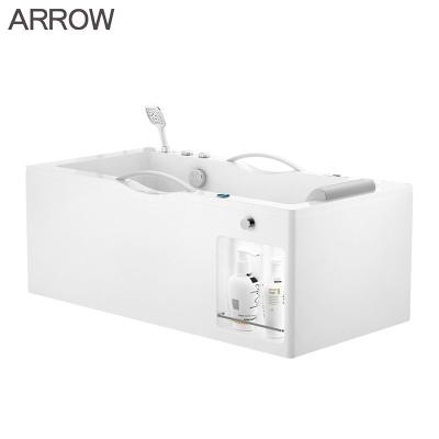 China ARROW Bathroom Bath Tub Massage Bubble Surfing 180L Capacity Outdoor Bathtub Spa Hotel Household for sale