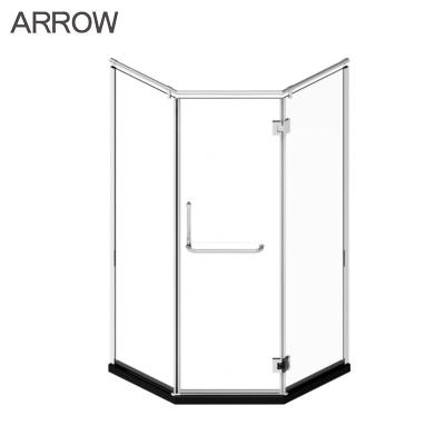 China ARROW Shower Enclosure Outward Open Doors Al Alloy Frame Bathroom Shower Room Customized for sale