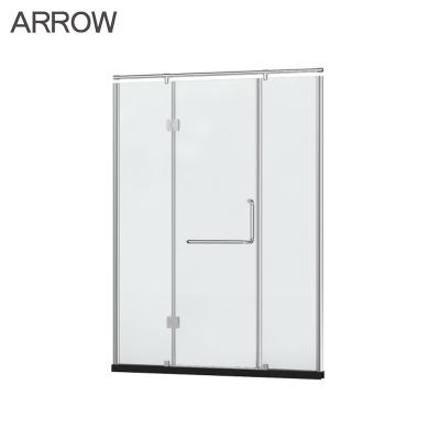 China ARROW Shower Cabin Outward Open Tempered Glass Aluminum Frame Bathroom Shower Enclosure for sale