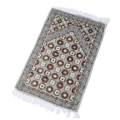 China Stain Resistant 2022 New Design High Quality Muslim Islamic Mosque Prayer Rug Pilgrimage Rugs for sale